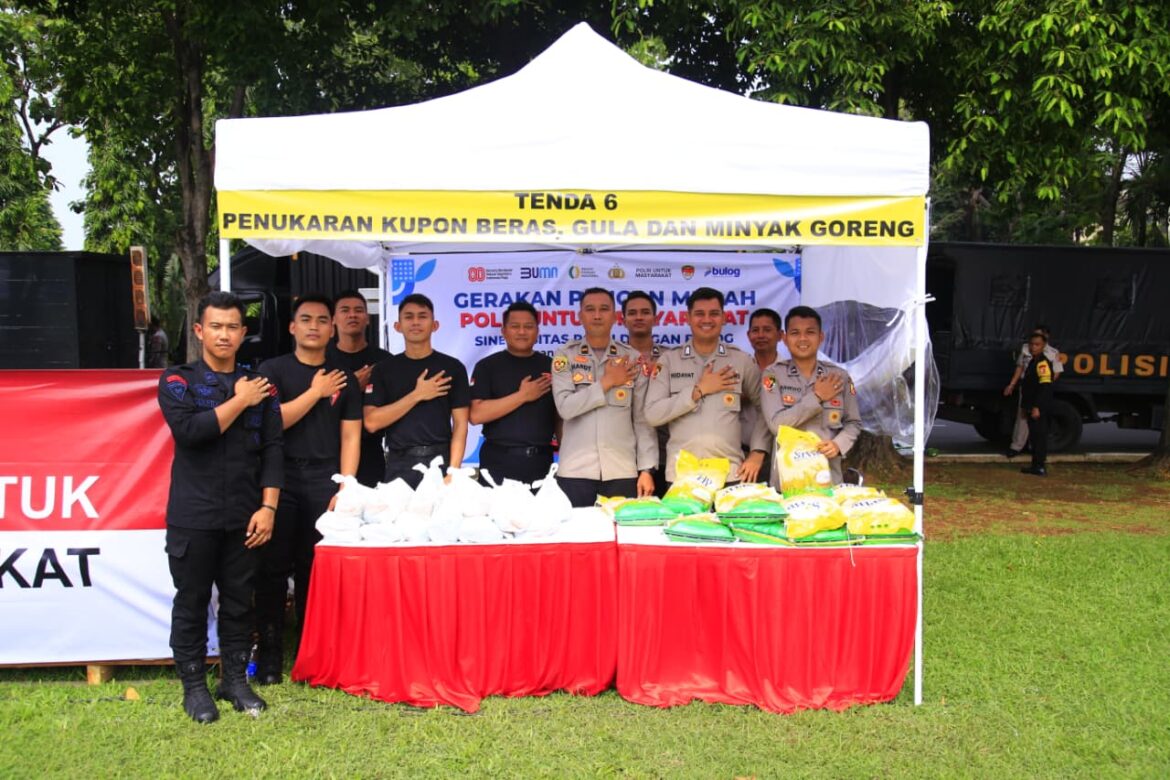 Polri Gencarkan Gerakan Pangan Murah, Siapkan Sistem Drive-Thru bagi Ojol