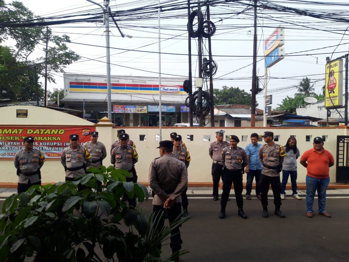 Polsek Tigaraksa Siap Amankan Wilayah: AKP I Made Artana Pimpin Langsung Kesiapan Personel