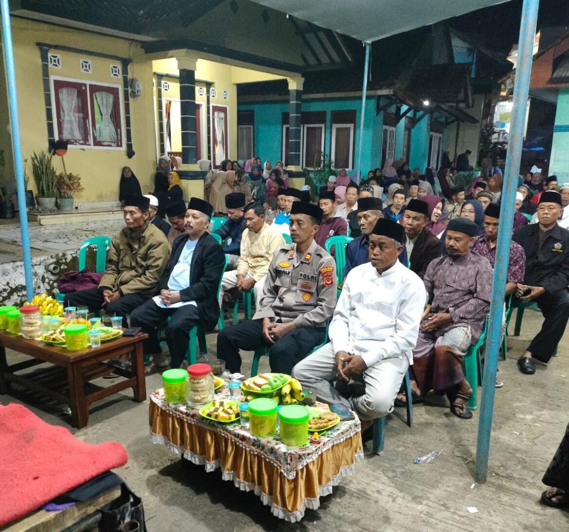 Perkuat Sinergitas, Polsek Panawangan Ikuti Acara Peringatan Maulid Nabi di Desa Bangunjaya