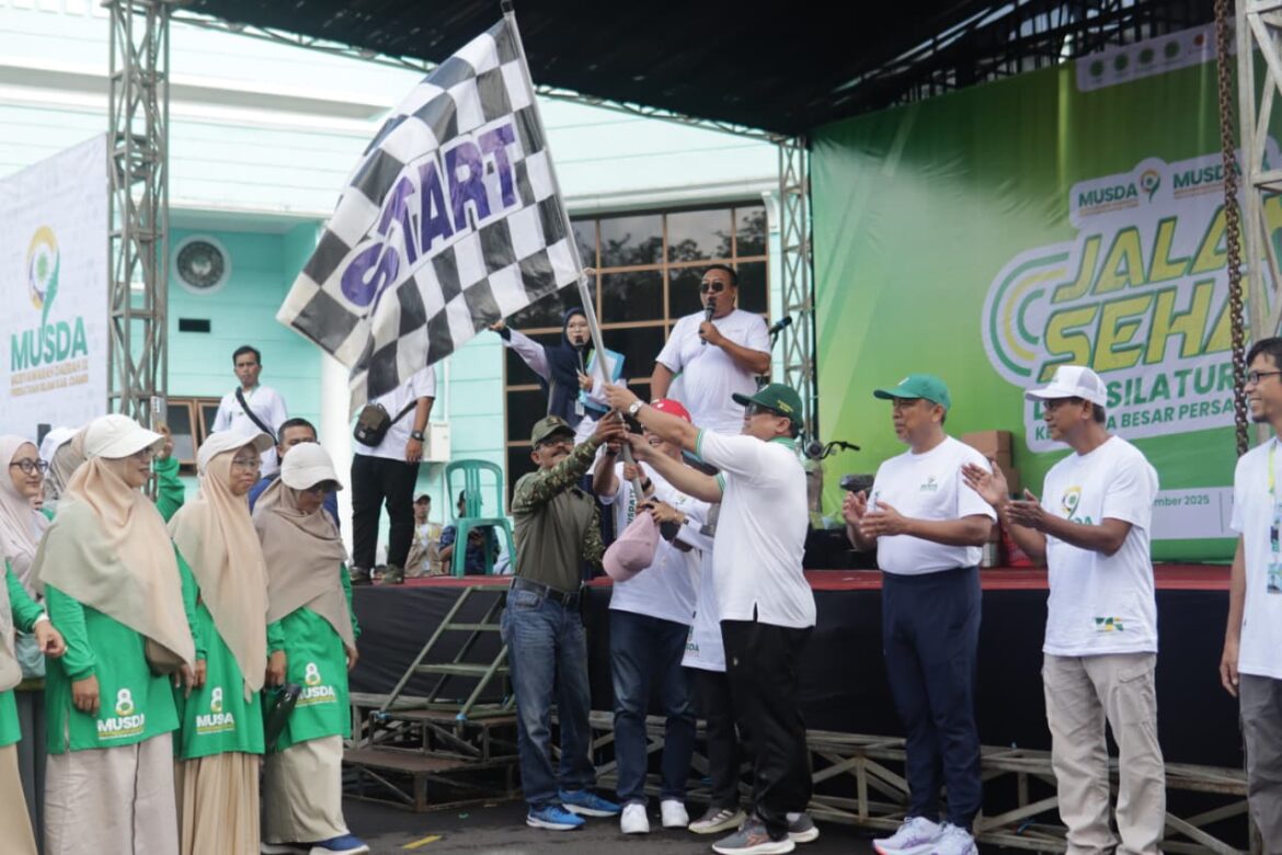 Polres Ciamis Amankan Jalan Sehat PD Persis, Jamin Kelancaran Acara