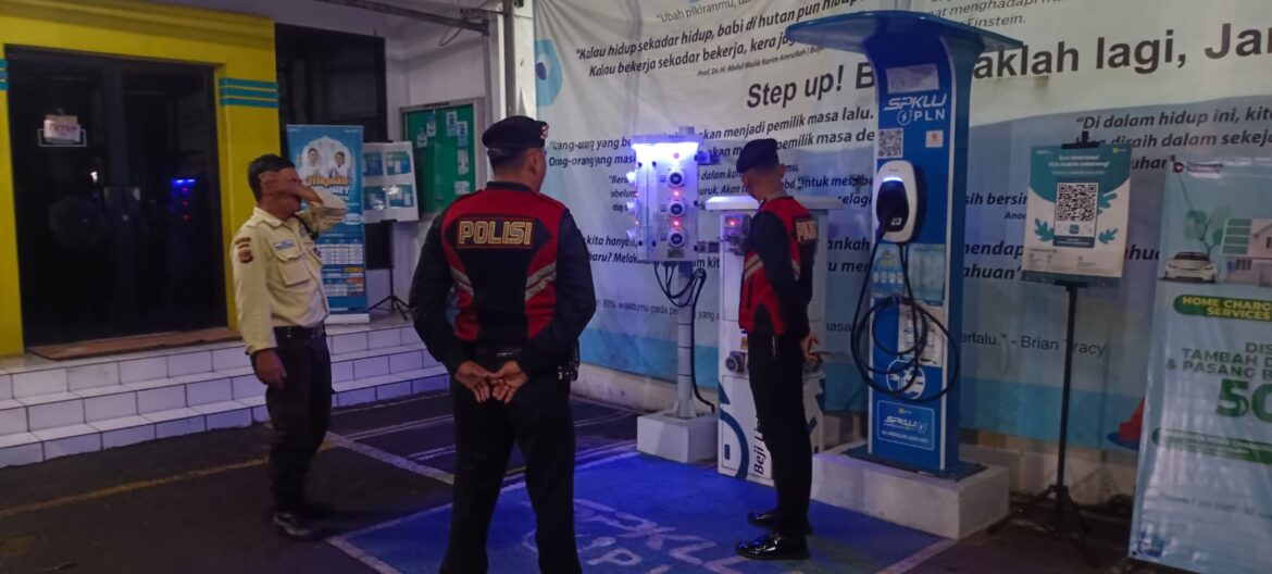 Cipkon Kamtibmas, Satuan Samapta Polres Ciamis Patroli Sasar ke Obvitnas PLN Ciamis