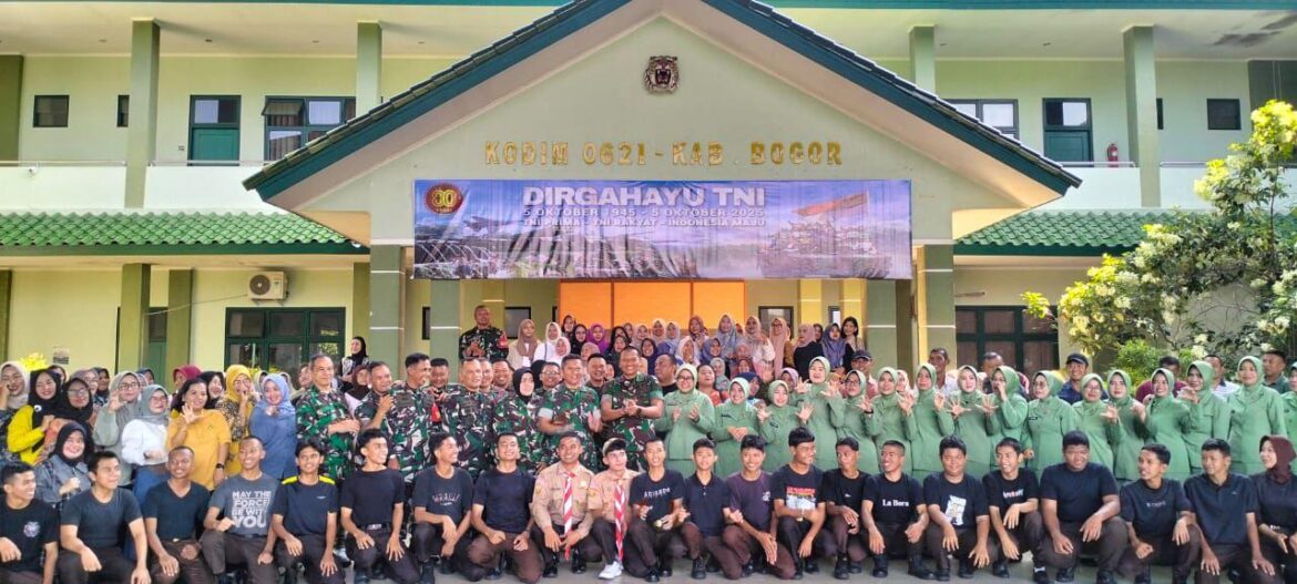 Sambut HUT TNI ke-80, Kodim 0621/Kabupaten Bogor Gelar Baksos Kesehatan