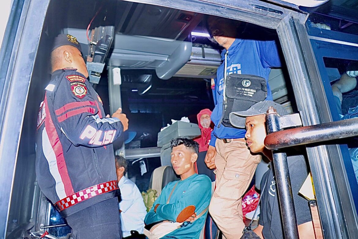 Polres Ciamis Gelar Patroli KRYD Intensif Jelang Pemberangkatan Massa SPP ke DPR RI