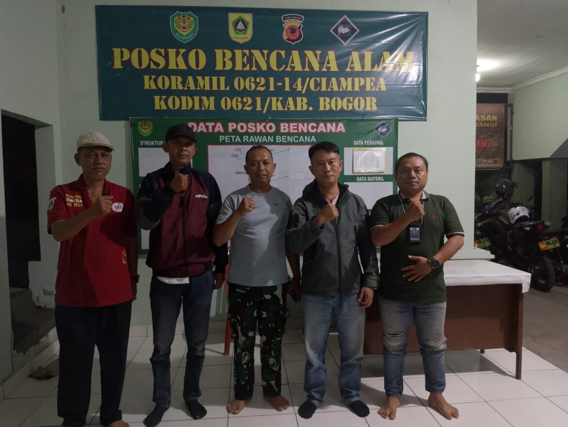 Danramil Ciampea Ajak FWJI Korwil Bogor Sinergi Kuatkan Program Pembinaan Wilayah