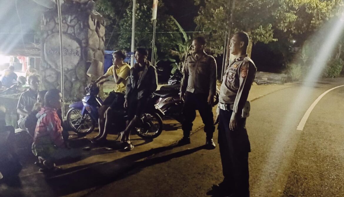 Cipkon Kamtibmas Saat Malam, Polsek Ciamis Polres Ciamis Intensifkan Patroli ke Jalan