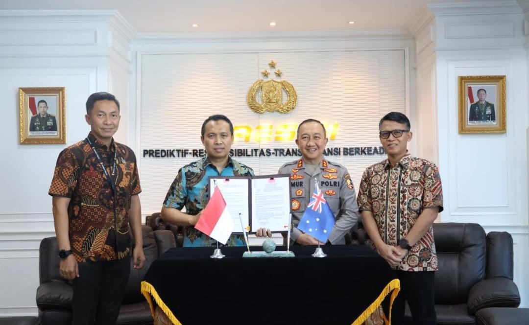 Polri dan AFP Resmikan Rencana Kerja Bersama untuk Perkuat Penanggulangan Penyelundupan Manusia