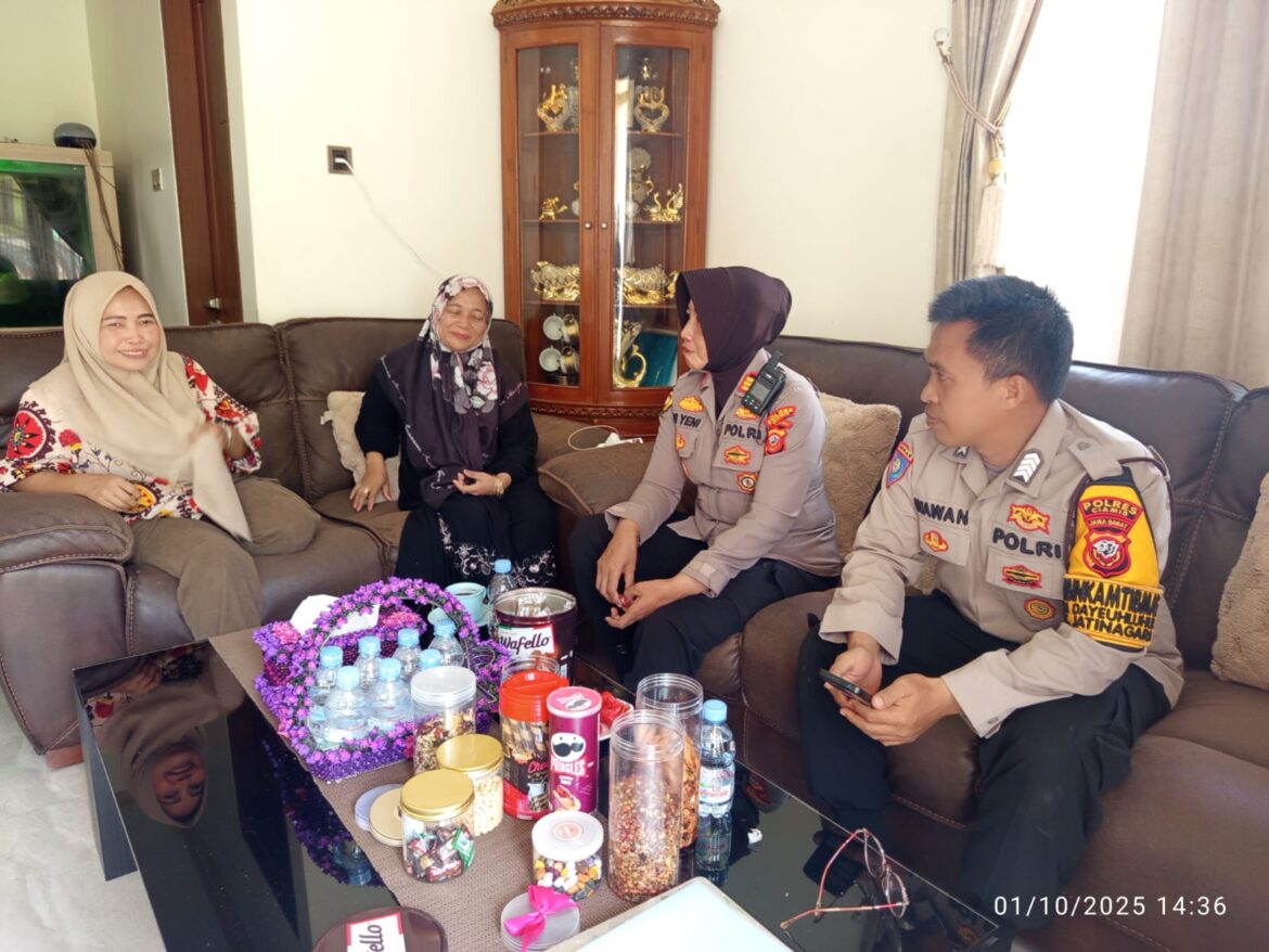 Polsek Kawali Sambangi Warga Desa Linggapura, Wujudkan Keamanan dan Dukungan Program Ketahanan Pangan