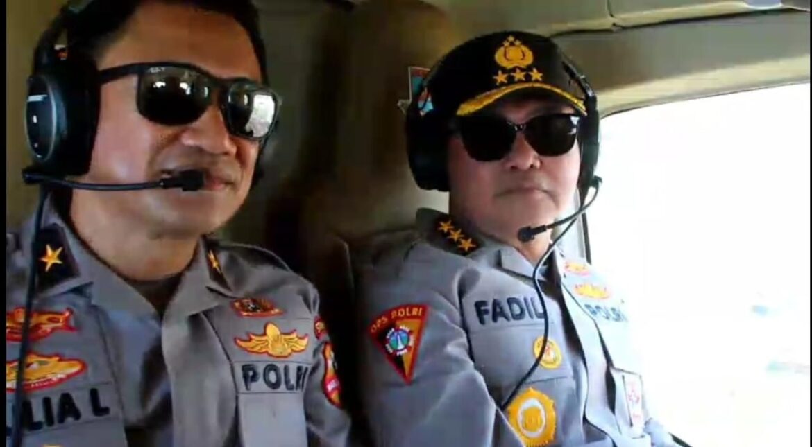 Tinjau Lewat Patroli Udara, Astamaops Kapolri Pastikan Kesiapan Pengamanan MotoGP Mandalika 2025