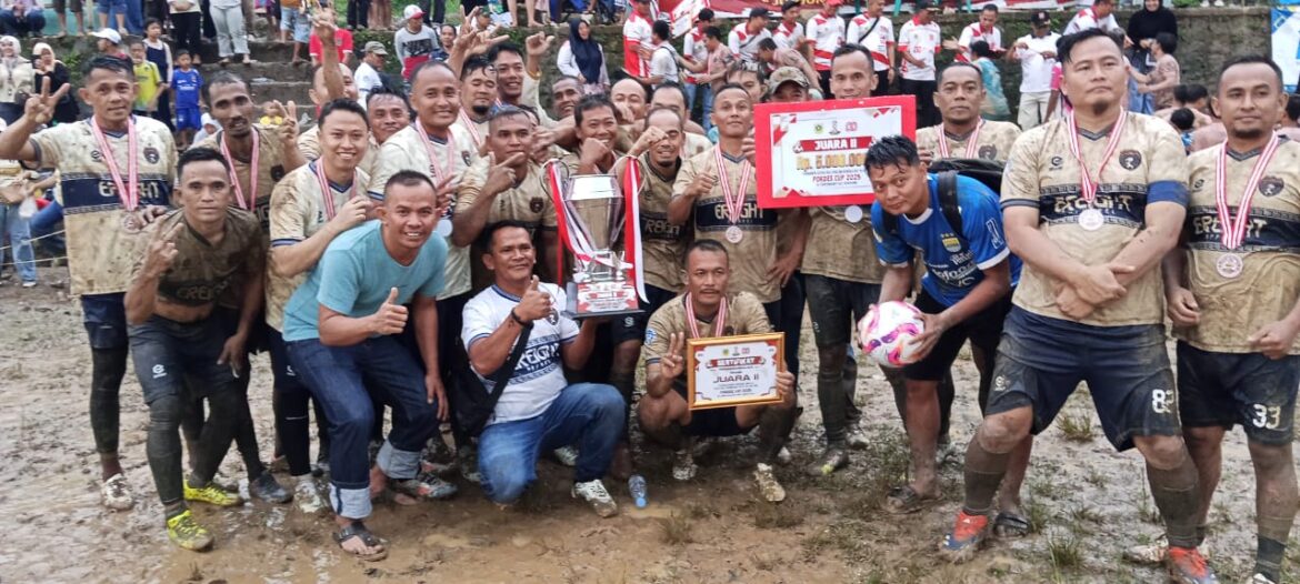 Falcon FC, Club Veteran Raih Runner Up Di Pordes Cup Desa Bantar Karet