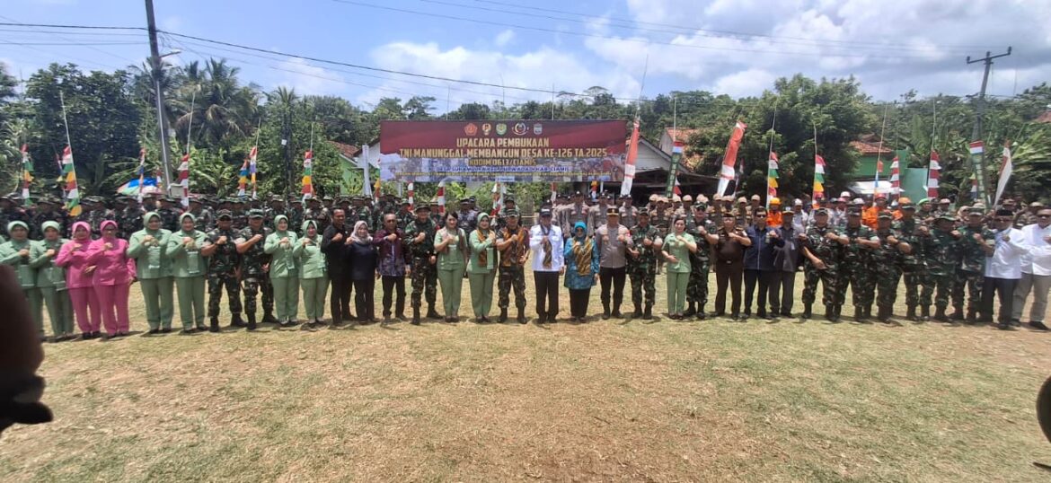 TMMD ke-126, Tegaskan Dukungan Polres Ciamis untuk Pembangunan Desa