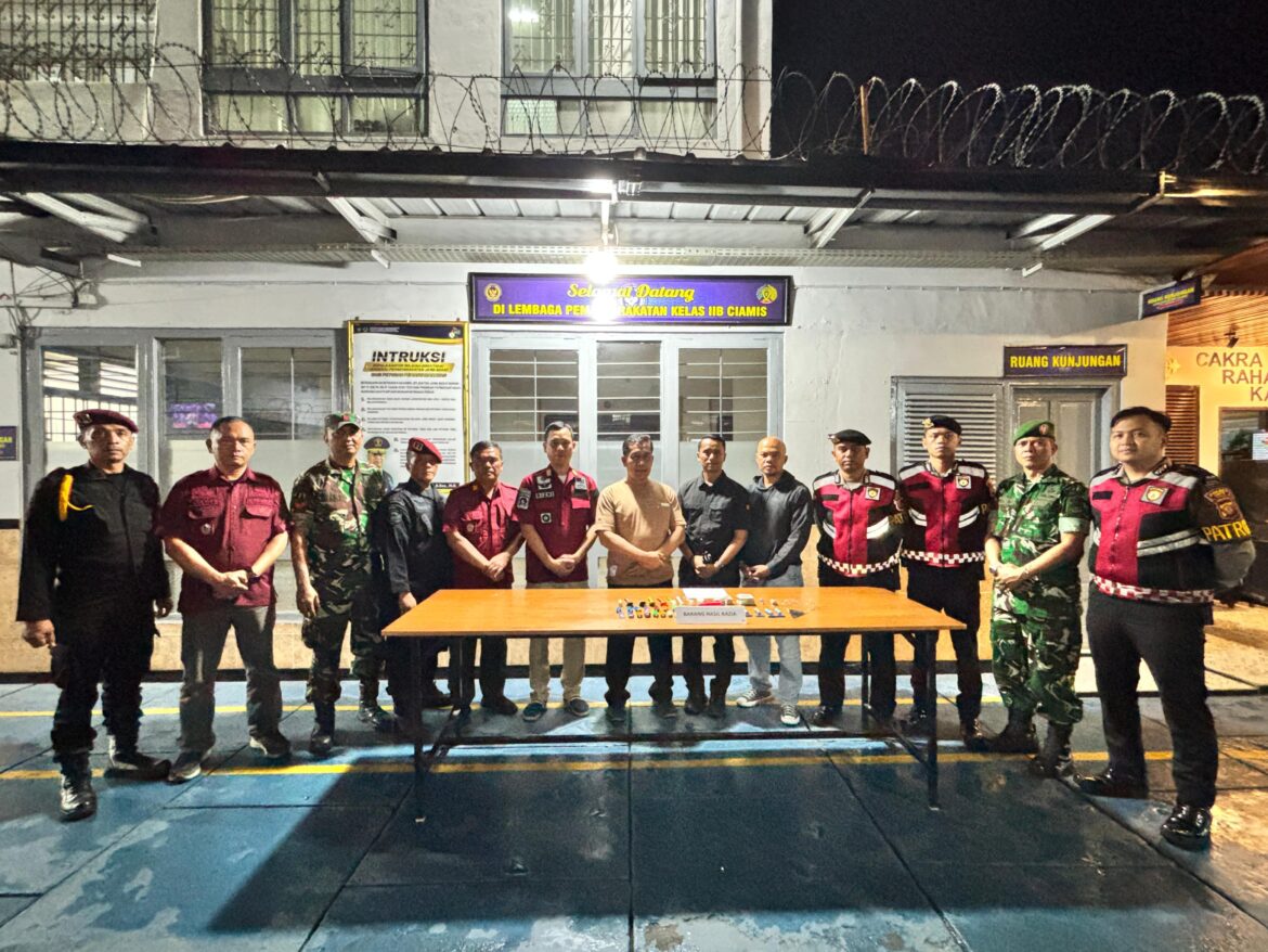 Penggeledahan dan Sidak Lapas Kelas II B Ciamis Temukan Barang Terlarang, Tidak Ada Narkoba