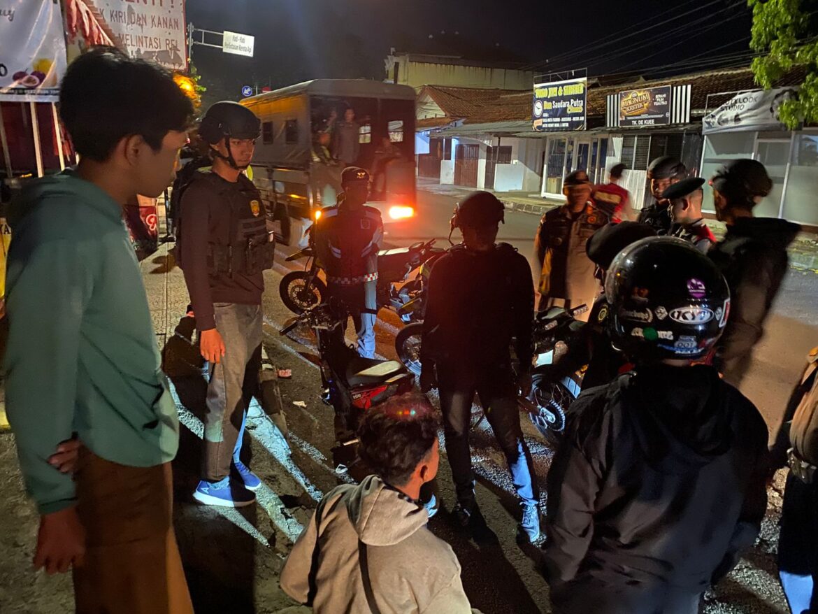 Implementasi II Maklumat Kapolda Jabar, Polres Ciamis Gelar Patroli KRYD di Pusat Kota