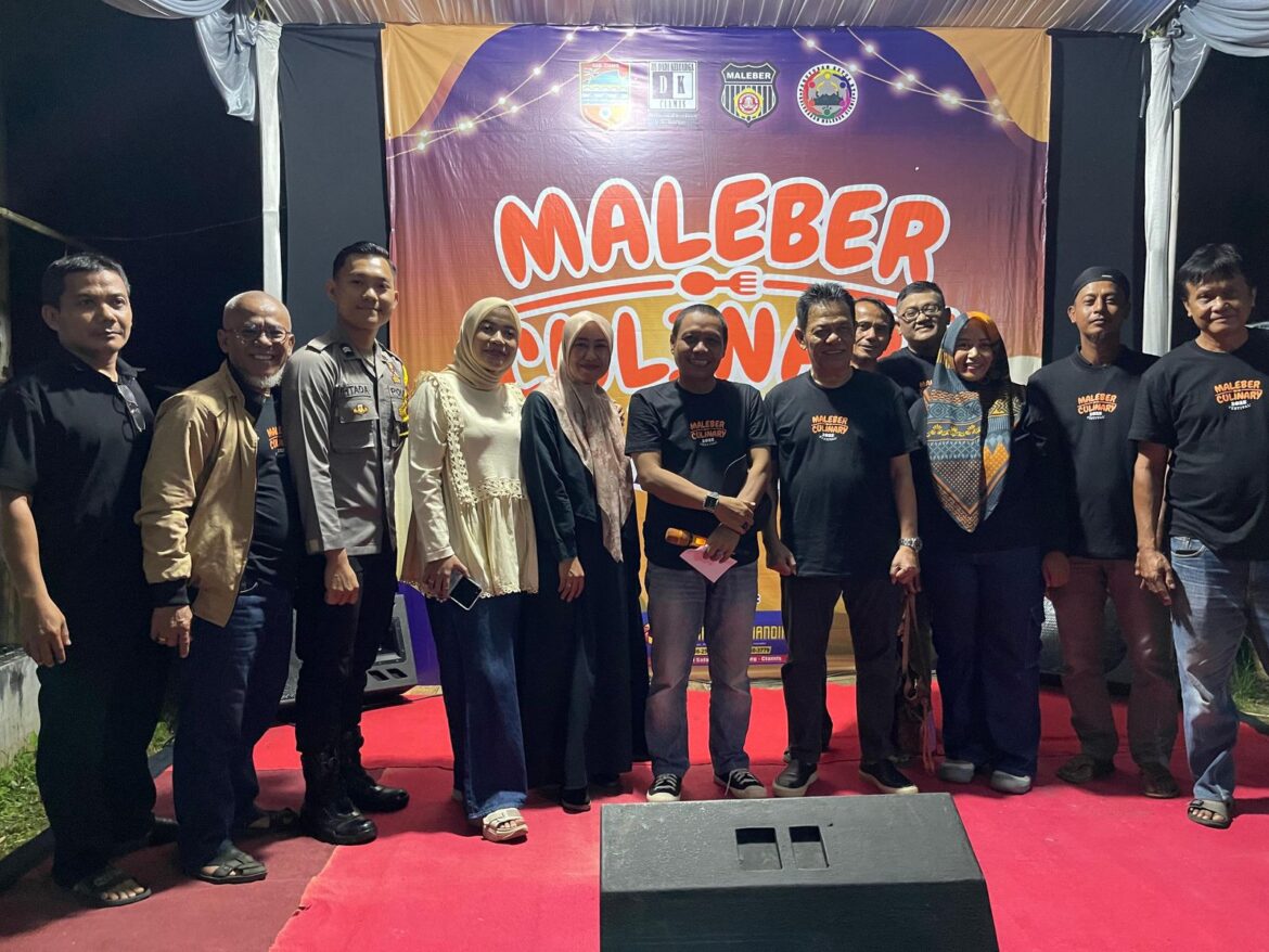 Cipkon Kamtibmas, Polsek Ciamis Polres Ciamis Hadiri Pembukaan Bazar UMKM Maleber Culinary
