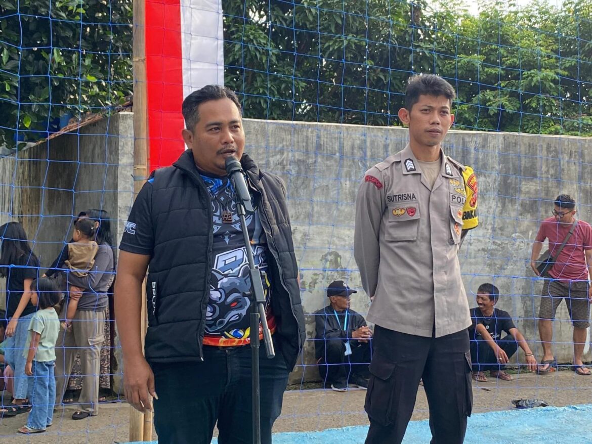 Polsek Cikoneng Hadiri Pembukaan Turnamen Voli Ranji Cup 2025, Wujudkan Sportivitas dan Ketertiban di Tengah Masyarakat