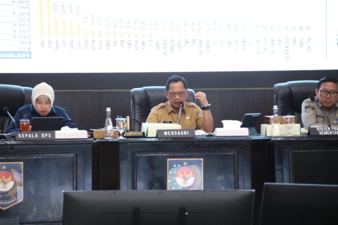 Mendagri Tito Imbau Pemda Kendalikan Harga Komoditas Pangan Penyumbang Utama Inflasi