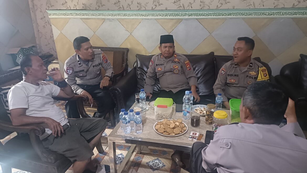 Polsek Cikupa Laksanakan Kunjungan Silaturahmi ke Kepala Desa Sukanagara
