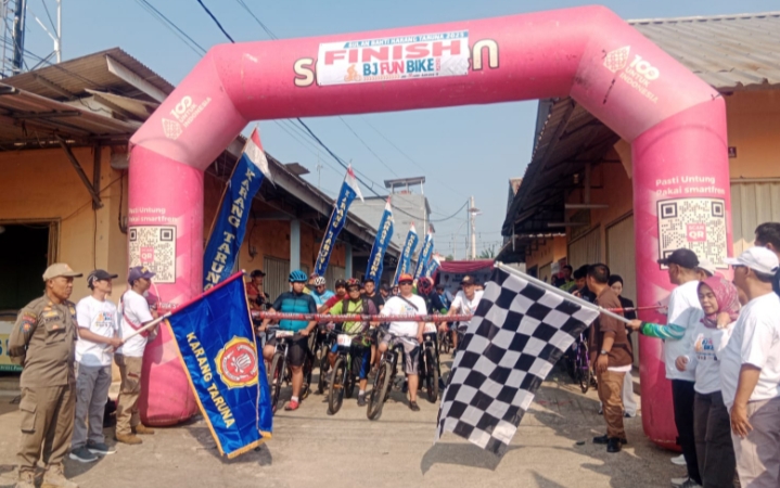Bulan Bakti Karang Taruna yang ke 65 Ayo Gowes Bareng BJ Fun Bike