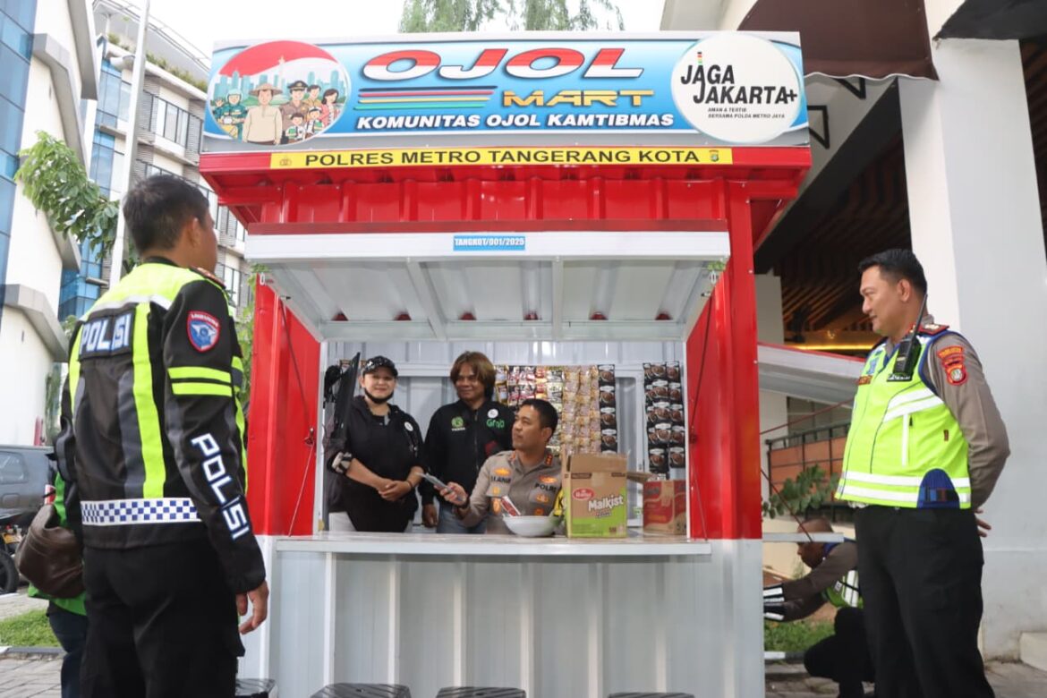 Kapolres Metro Tangerang Kota bentuk “Ojol Mart Mitra Polri”