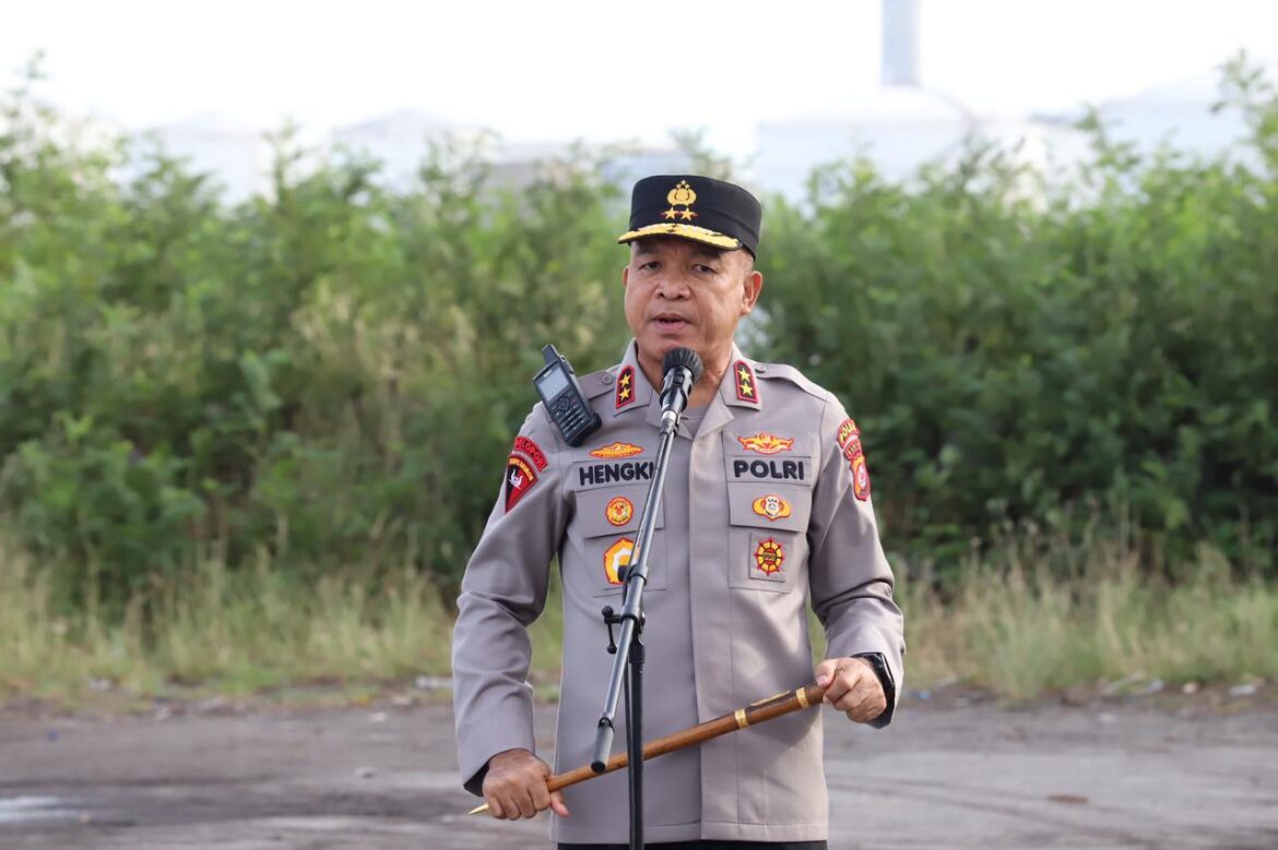 Apel Pengamanan VVIP Kunjungan Presiden di Cilegon