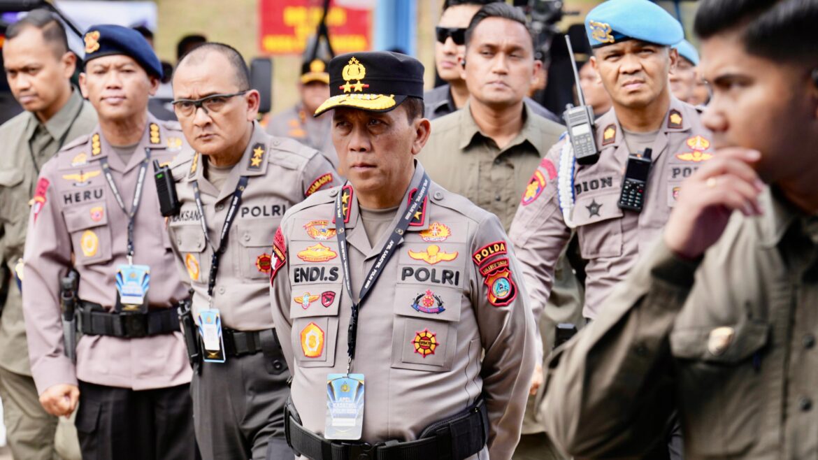 Hadiri Apel Kasatwil, Kapolda Sulteng Tegaskan Komitmen Dukung Program Kebijakan Nasional