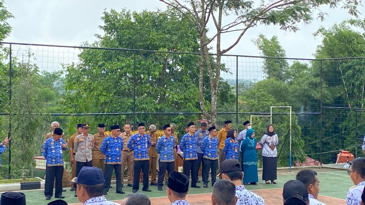 Polsek Banjarsari Polres Ciamis Ikuti Upacara 6 Peringatan HBN di Tingkat Kecamatan