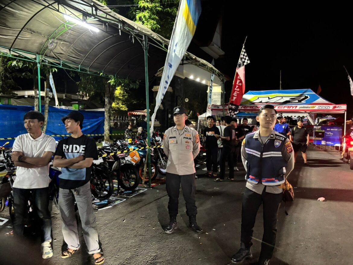 Polres Ciamis Amankan Gelaran Event Balap Motor Road Race Seri 2 Ikatan Motor Indonesia IMI