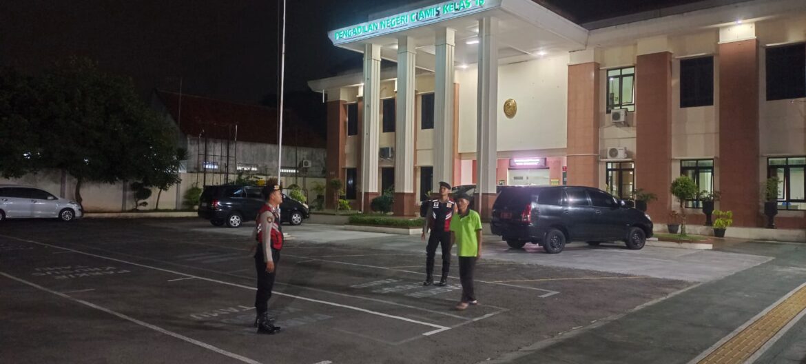 Polres Ciamis Tingkatkan Patroli Biru di Objek Vital, Wujudkan Rasa Aman bagi Masyarakat
