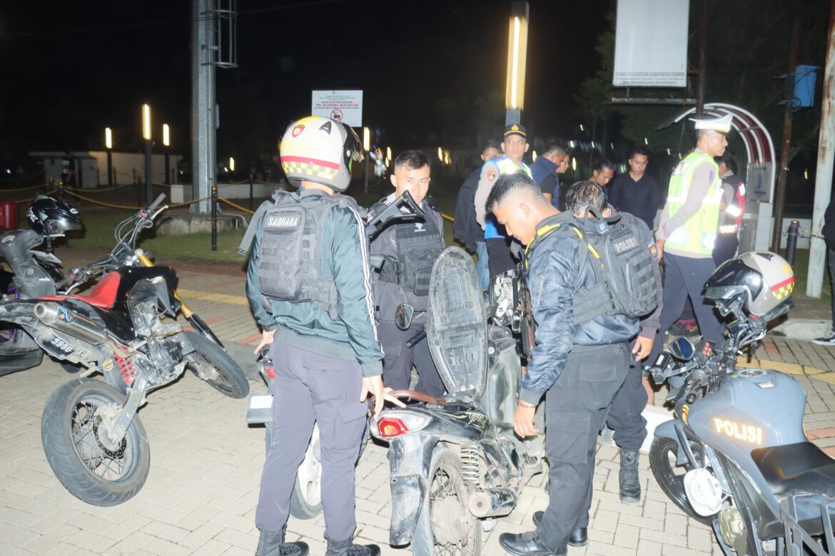 Polres Ciamis Gelar Patroli KRYD Malam Minggu, Perkuat Cipta Kondisi dan Tekan Premanisme serta Genk Motor