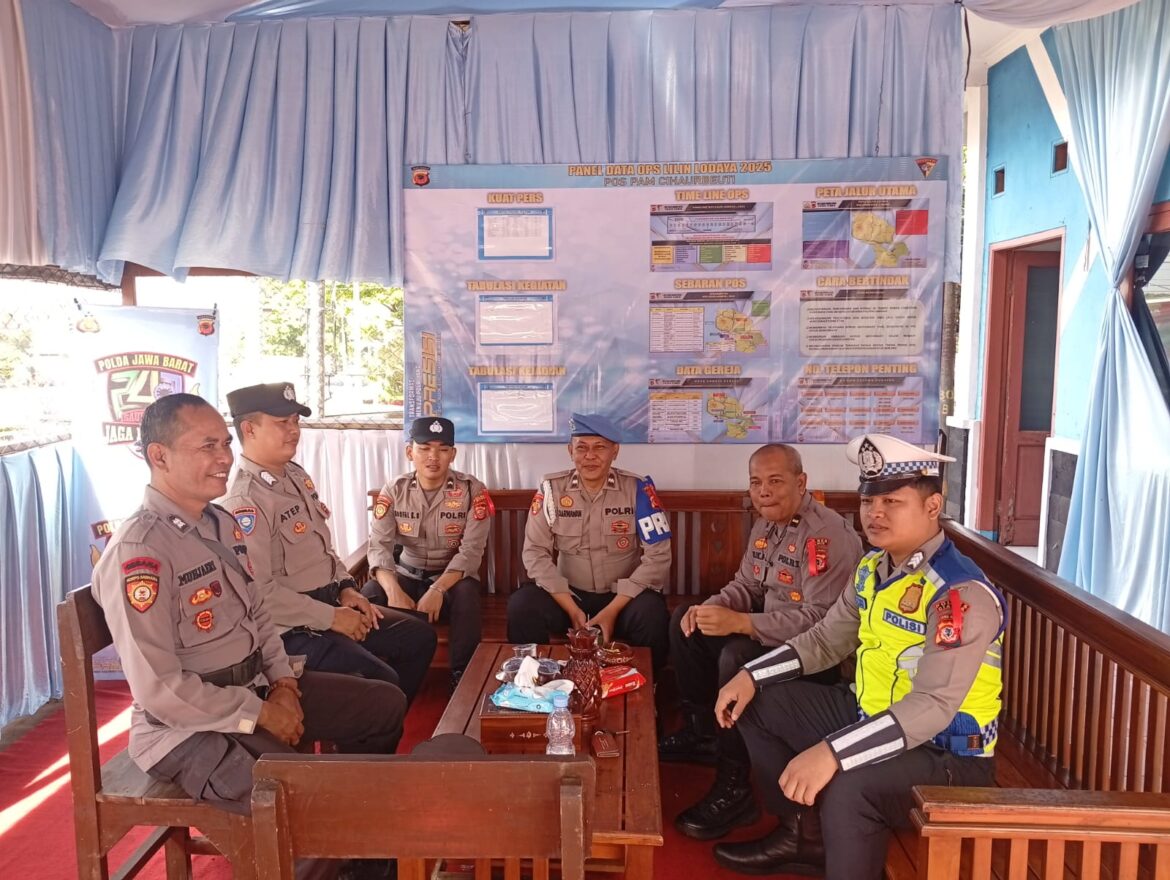 Polsek Cihaurbeuti Laksanakan Apel Personel Pos Pelayanan, Pastikan Kesiapan Pengamanan Ops Lilin Lodaya 2025