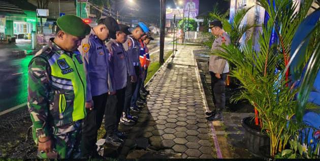 Cek Kesiapan Personel Ops Lilin Lodaya 2025, Pos Pam Kawali Apelkan Personel Piket di Malam Hari