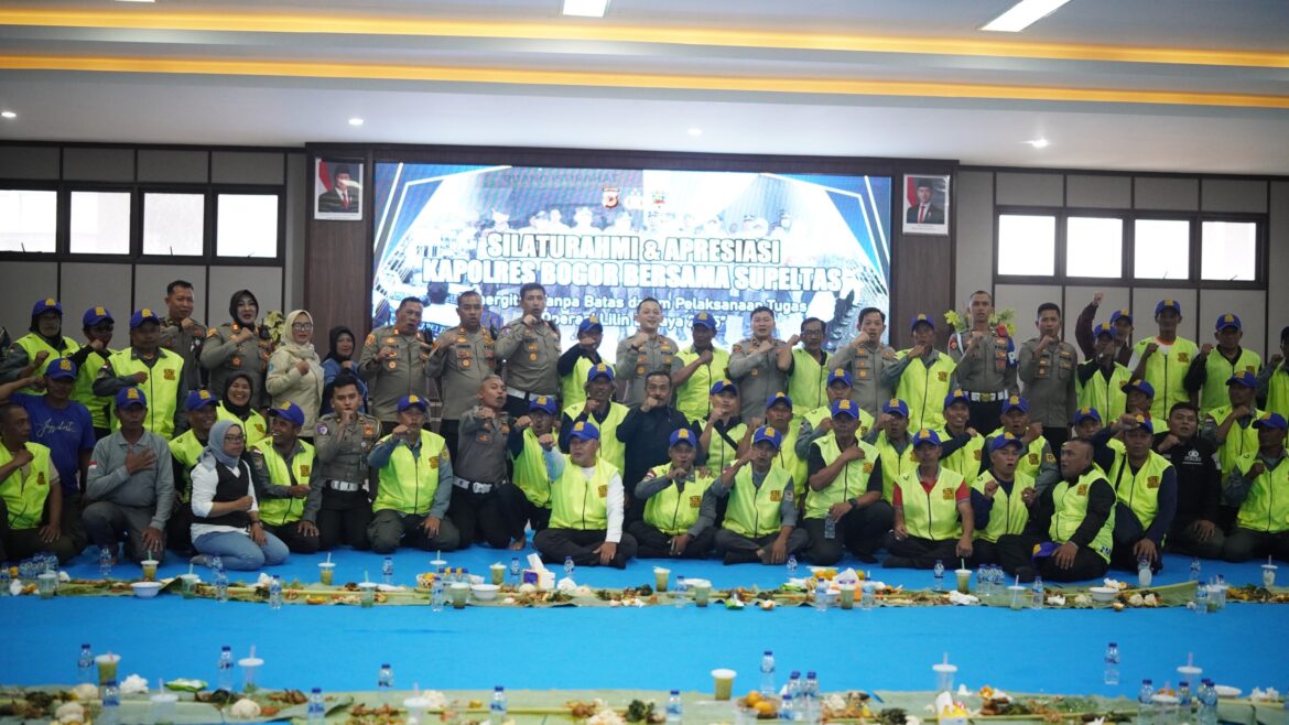 Kapolres Bogor Gelar Silaturahmi dan Apresiasi Bersama Supeltas