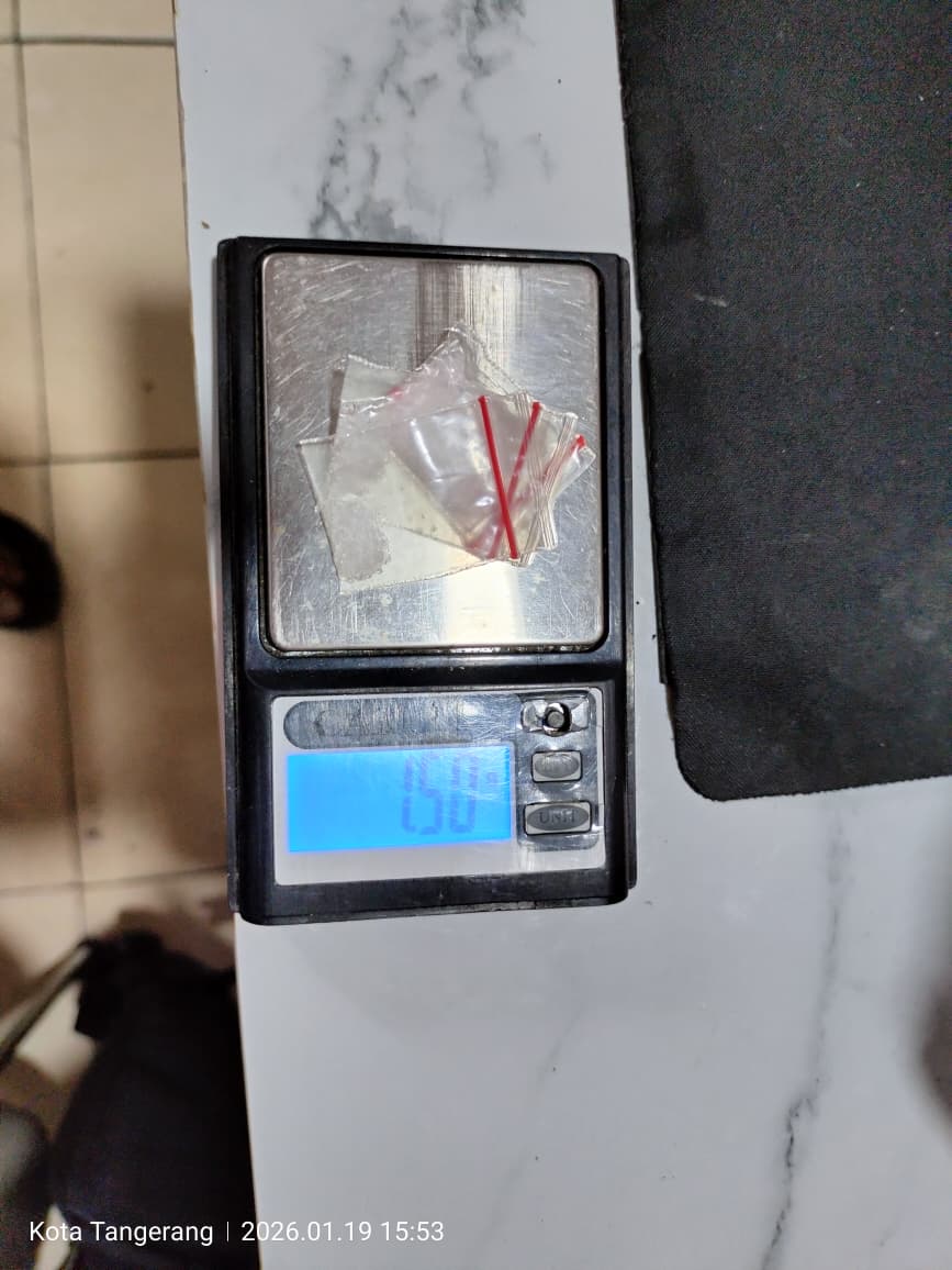 Polsek Pinang Tangkap Pelaku Penyalahgunaan Sabu di Jatiuwung, Polisi Sita 1,5 Gram