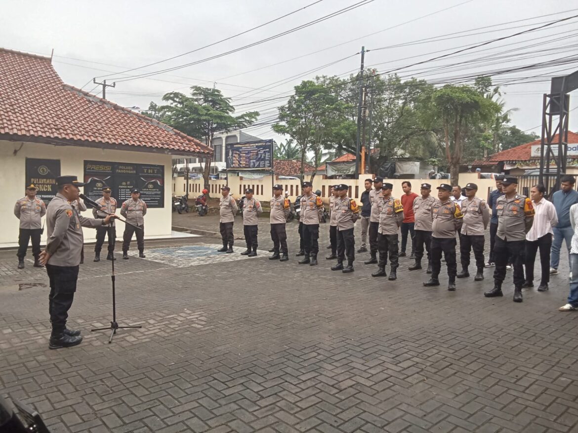 Kapolsek Panongan Pimpin Apel Pagi, Tekankan Disiplin Anggota dan Antisipasi Kamtibmas Jelang Ramadhan