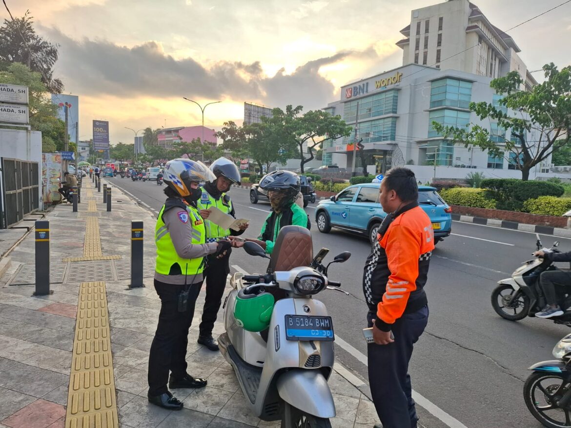 Satuan Lalu Lintas Polres Metro Depok Melaksanakan Operasi Keselamatan Jaya 2026