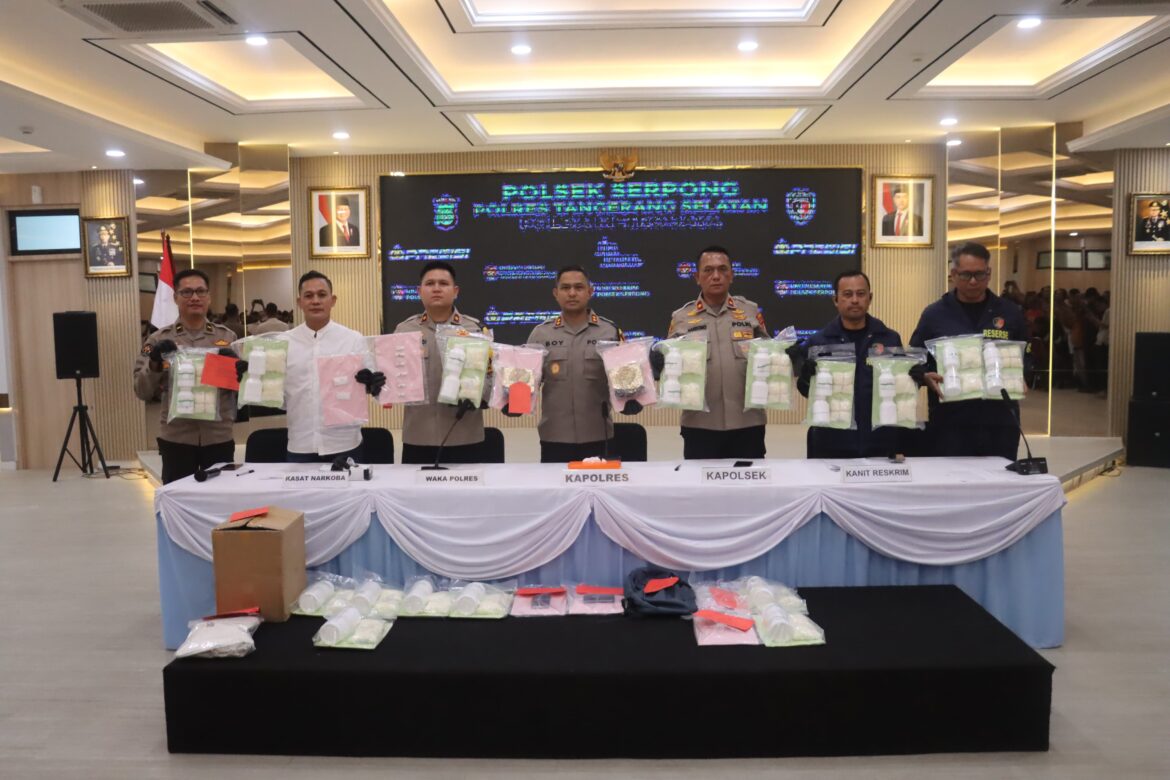 Pengungkapan Kasus Narkoba Jenis Sabu Seberat 2,1 Kilo Gram Oleh Unit Reskrim Polsek Serpong Tangerang