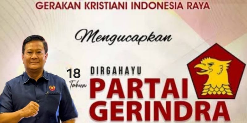 Menuju Usia Kedewasaan, Herry Dahana Berharap Gerindra Semakin Setia Memperjuangkan Keadilan