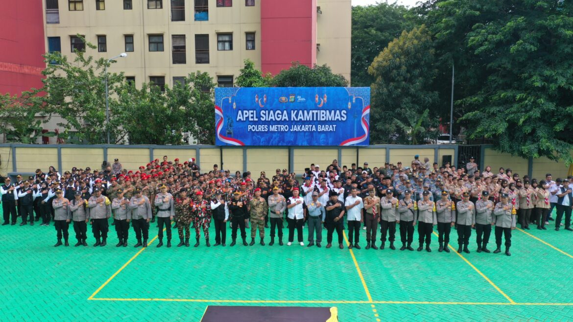 Polres Jakbar Gelar Apel Siaga Kamtibmas Bersama 205 Ormas, Perkuat Sinergi Jaga Kondusivitas Ramadhan
