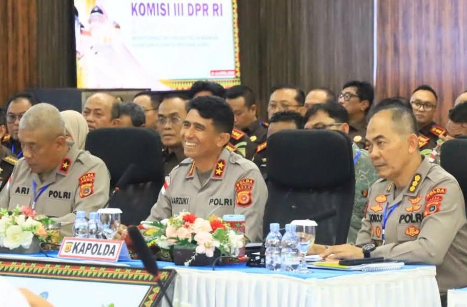Kapolda Aceh Paparkan Strategi Implementasi KUHP dan KUHAP di Hadapan Tim Komisi III DPR RI