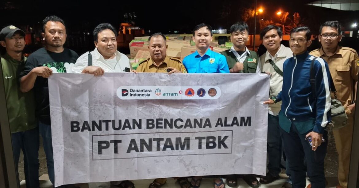 Peduli PT Antam Tbk Pongkor Bersama KFJPB Dan KFPB Bogor Barat Terhadap Korban Bencana Cigudeg