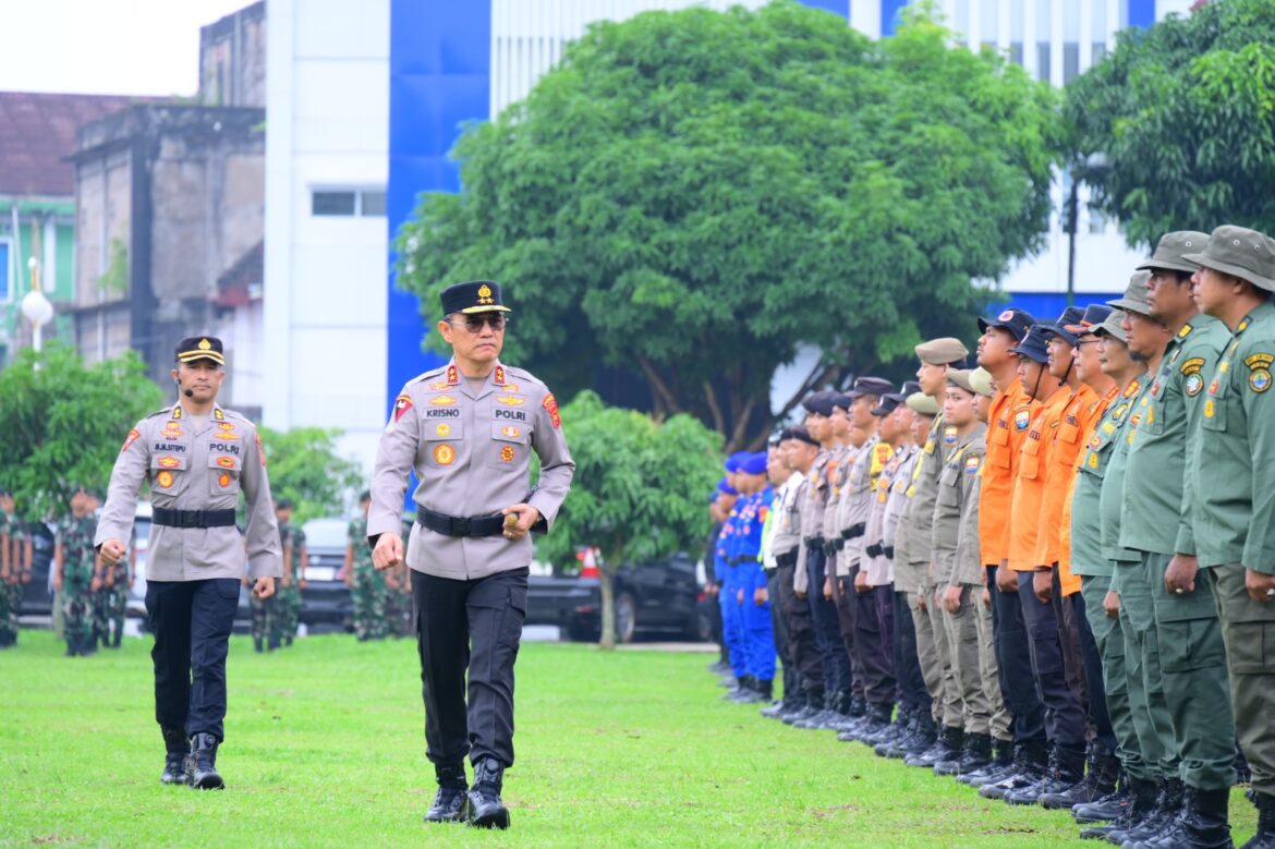 Apel Kesiapsiagaan Karhutla dan Pengendalian Massa, Kapolda Jambi Tekankan Respons Cepat dan Terukur