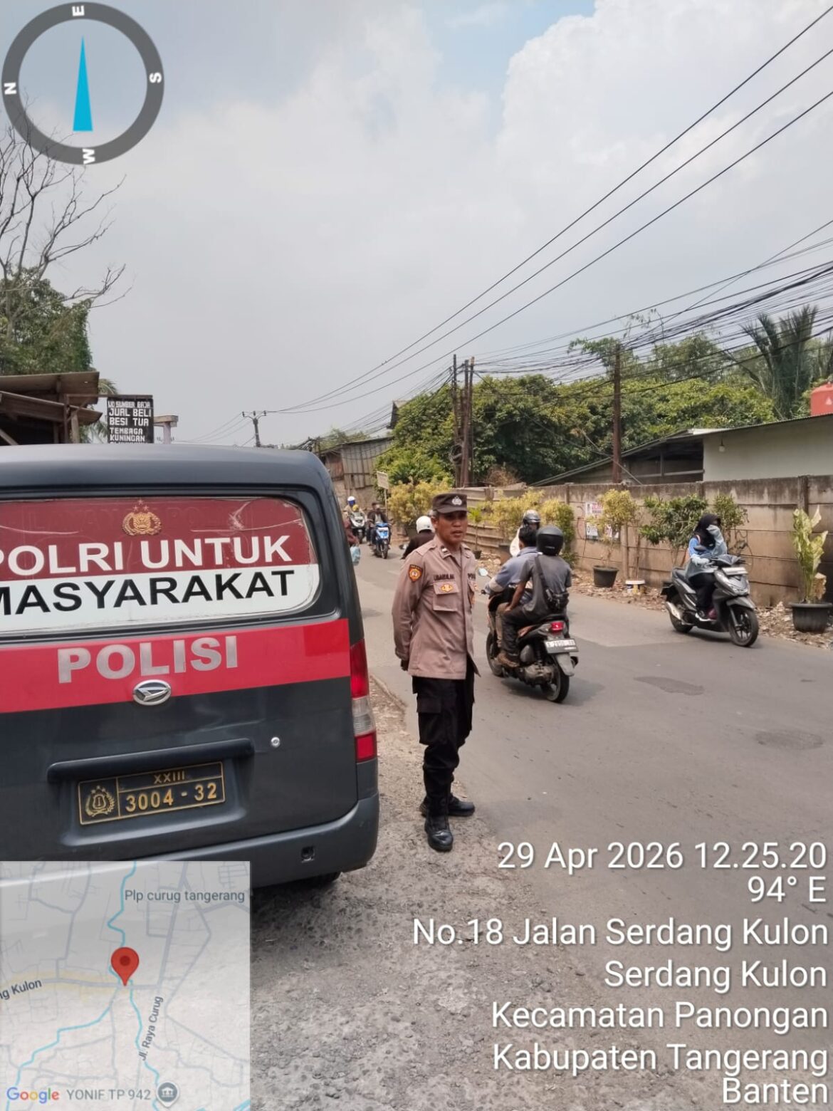 Polsek Panongan Intensifkan Patroli Mobile untuk Antisipasi Gangguan Kamtibmas di Wilayah Perbatasan