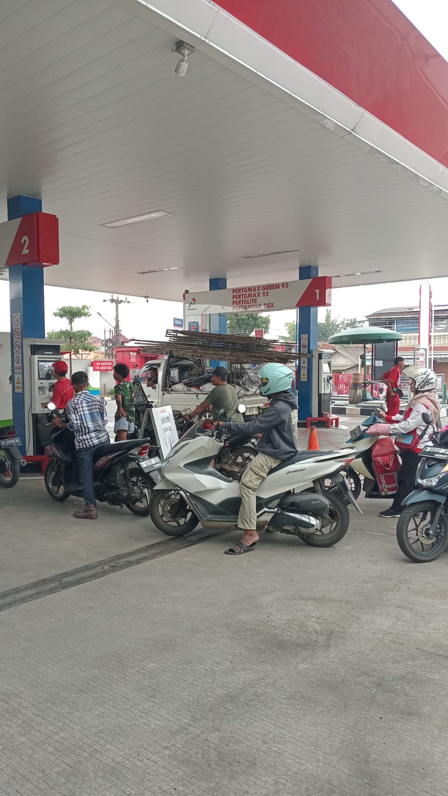 Polsek Panongan Pastikan Stok BBM Aman, Lakukan Monitoring di Sejumlah SPBU