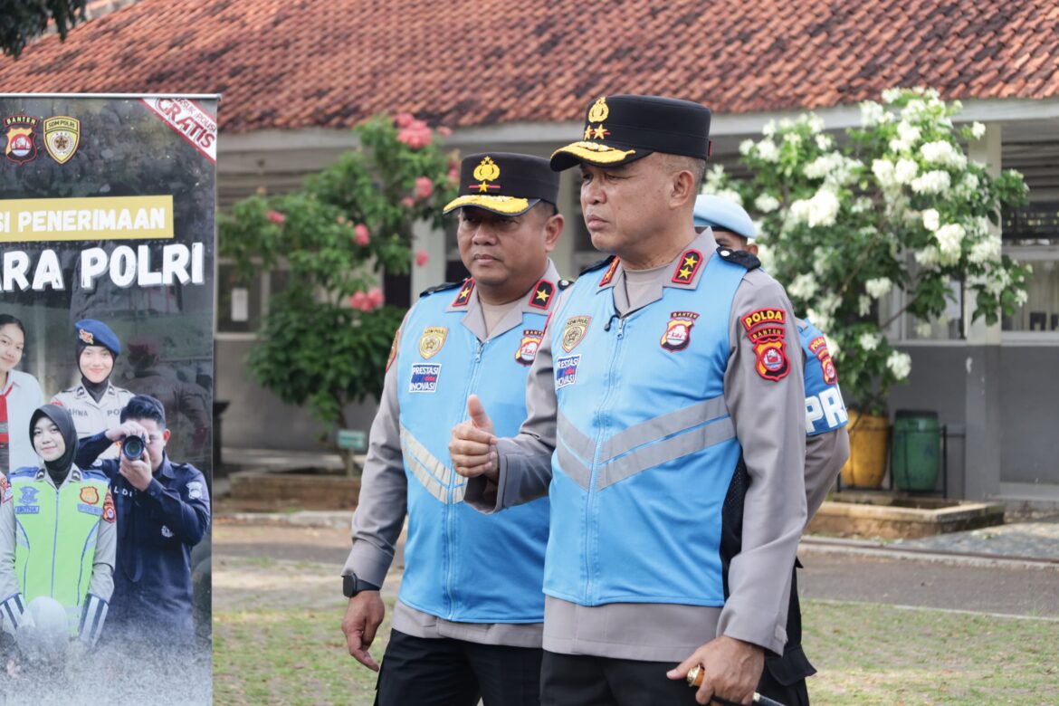 Polda Banten Laksanakan Pemantauan Penerimaan Terpadu Polri TA 2026