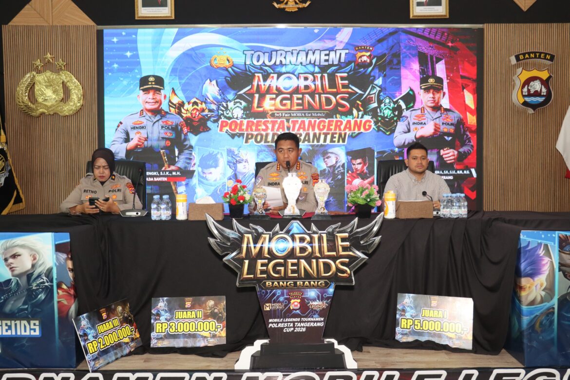 Dari Game ke Prestasi: Polresta Tangerang Gelar Turnamen E-Sport Mobile Legend Pelajar