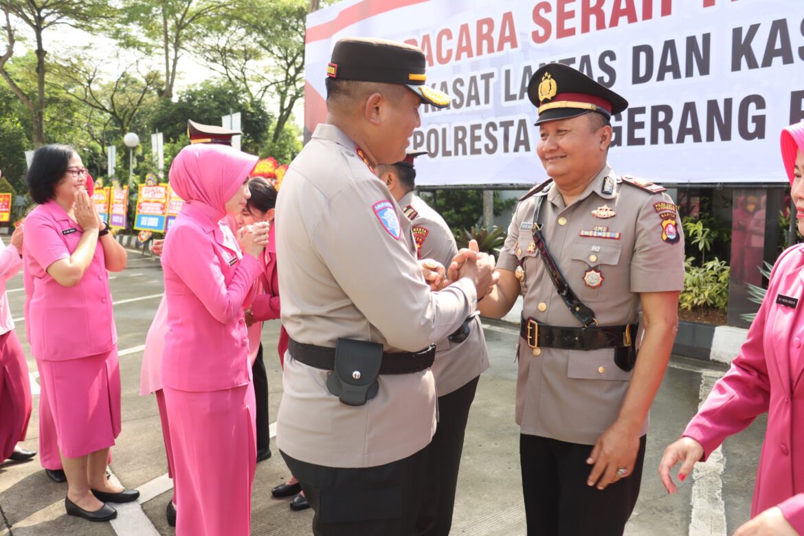 Dipimipin Kapolresta Tangerang, Jabatan Kasat Lantas dan Kasat Samapta Diserahterimakan