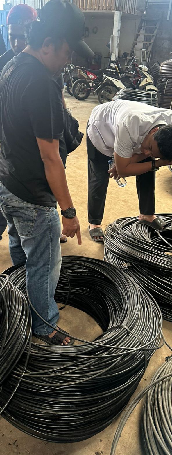 Aksi Pencurian Kabel Optik Terungkap, Dua Tersangka Diringkus Ditreskrimum Polda Banten