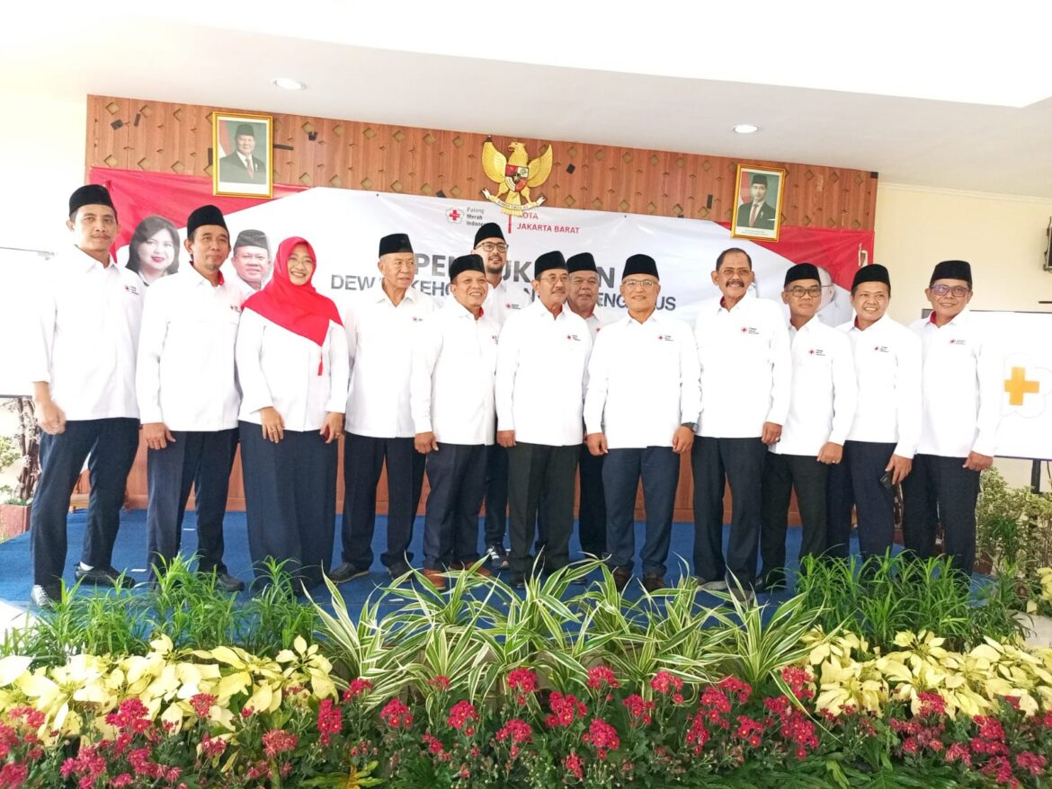PMI Jakarta Barat Gelar Pengukuhan Dewan Kehormatan dan Pengurus Masa Bakti 2025–2027