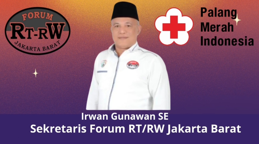 Sekretaris Forum RT/RW Jakarta Barat Dikukuhkan Jadi Anggota Dewan Kehormatan PMI Jakarta Barat
