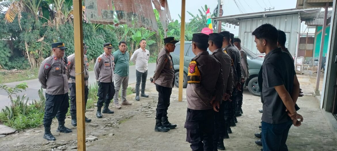 Kapolsek Panongan Pimpin Apel Pengamanan Peresmian Koperasi Merah Putih, 28 Personel Disiagakan
