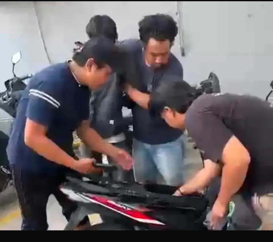 Berbekal Rekaman CCTV, Pelaku Curanmor Bersenpi Diringkus Tim Resmob Polres Serang